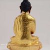 Fully Gold Gilded 8.75" Amitabha Buddha Statue - Back