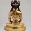 Fully Gold Gilded 10.25" Crowned Amitabha Buddha Statues - Back