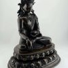 Oxidized Copper 19" Crowned Shakyamuni Buddha Statue - Right