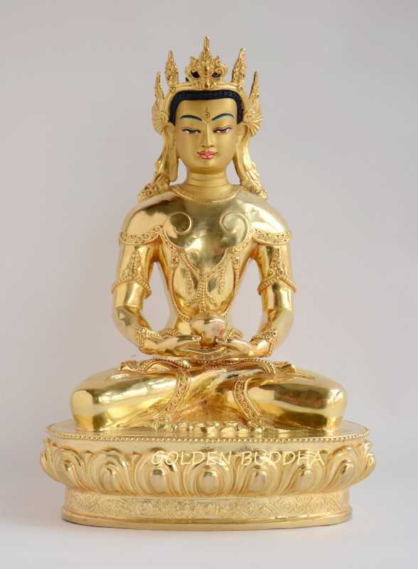 Crowned Amitabha Buddha Statues