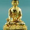 Fully Gold Gilded 8.25" Sangye Menla Statue, Brilliant 24K Gold Finish - Gallery