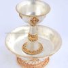 6.5" Serkyem Set for Dharmapala Offering (Gold and Silver Plated) - Upper