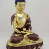 Partly Gold Gilded 12.5" Amitabha Buddha Statue - Right