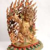 Multicolored 19.5" Vajrapani Statue Copper Alloy (Wrathful) - Right