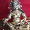 Fully Gold Gilded 12" Lord Kubera Statue, Handmade "God of Wealth", Fire Gilded 24k Gold - Gallery