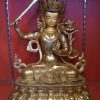 Fully Gold Gilded 17" Jampelyang Statue, Hand Face Painted 24K Gold - Gallery