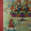 White Tara Tibetan Thangka Hand Painted 24k Gold Detailing 33.25" x 23" - Bottom Left