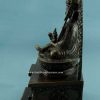 Oxidized Copper 13.5" Guru Rinpoche Statue w/Frame - Left Side