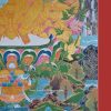 Maitreya Buddha Tibetan Thangka Painting 33.25" x 23.75" (24k Gold Detailing) - Bottom Right