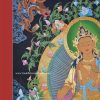 Maitreya Buddha Tibetan Thangka Painting 33.25" x 23.75" (24k Gold Detailing) - Top Left