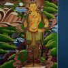 Medicine Buddha Tibetan Thangka Painting 32.5" x 23" (24k Gold Detailing) - Bottom Right