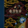 Medicine Buddha Tibetan Thangka Painting 32.5" x 23" (24k Gold Detailing) - Top Left