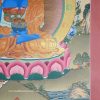 Medicine Buddha Tibetan Thangka Painting 26.25" x 20.25" (24k Gold Detail) - Bottom Right