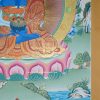 Medicine Buddha Tibetan Thangka Painting 26.5" x 20.5" (24k Gold Detail) - Bottom Right