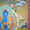 Medicine Buddha Tibetan Thangka Painting 29.5" x 22.5" (24k Gold Detail) - Top Right