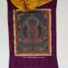 Amitabha Buddha Thangka Painting 50" x 37.75", 24k Gold Detail - Gallery