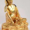 Fully Gold Gilded 7.5" Guru Milarepa Statue (24k Gold) - Right