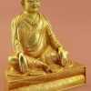 Fully Gold Gilded 7.75" Guru Marpa Statue (24k Gold) - Right