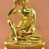 Fully Gold Gilded 7.25" Guru Milarepa Statue (24k Gold Gilded) - Front