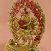 Fully Gold Gilded 13.5" Chakrasamvara Statue w/Consort (Handmade) - Left