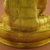 Fully Gold Gilded 13.5" Shakyamuni Buddha Statue - Lower Back