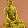 Fully Gold Gilded 13.5" Shakyamuni Buddha Statue - Right