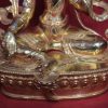 Complete Set of 21 Tara Goddesses 22cm Handmade Fully Gilded (24k Gold) - Base