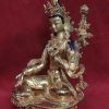 Complete Set of 21 Tara Goddesses 22cm Handmade Fully Gilded (24k Gold) - Left