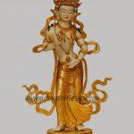 Partly Gold Gilded 52cm Standing Vajrasattva Statue - Gallery