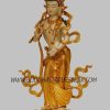 Partly Gold Gilded 52cm Standing Vajrasattva Statue - Front