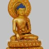 Fully Gold Gilded 52cm Masterpiece Shakyamuni Buddha Statue - Front Angle