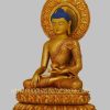 Fully Gold Gilded 52cm Masterpiece Shakyamuni Buddha Statue - Front Angle