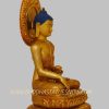 Fully Gold Gilded 52cm Masterpiece Shakyamuni Buddha Statue - Right Angle