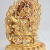 Fully Gold Gilded 9.75" Vajrapani Statue - Right