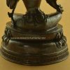 Oxidized Copper 14" Green Tara Statue - Lower Back