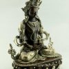 Oxidized Copper 16.5" Aparmita Statue (Silver Plated) - Right