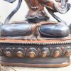 Oxidized Copper 8" Manjushri Statue - Pedestal