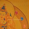 Vajrasattva Shakti Tibetan Thangka Painting 16" x 12.5" (Yab Yum) - Top Right