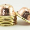 3" Offering Bowls Set Copper Alloy Brass Rings (Handmade in Nepal) - Bottom