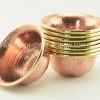 3" Offering Bowls Set Copper Alloy Brass Rings (Handmade in Nepal) - Inner