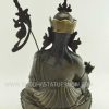 Oxidized Copper 13.5" Guru Rinpoche Statue Handmade - Back