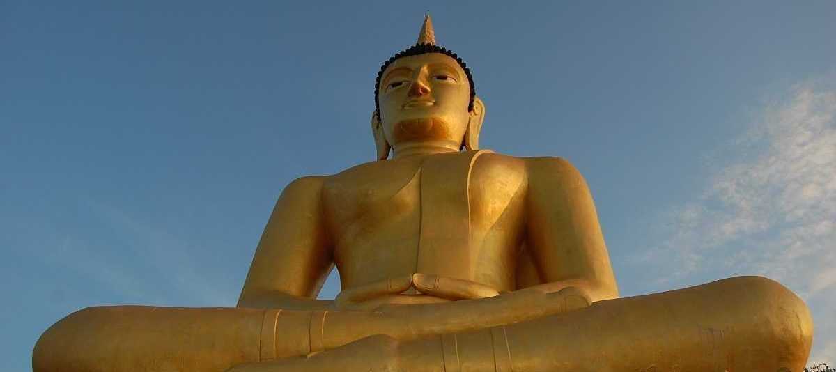 Pakse Golden Buddha Statue Laos