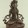 Oxidized Copper 9" Aparmita Statue, Hand Crafted in Fine Detail - Right