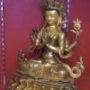 Fully Gold Gilded 18" Chenrezig Statue (Handmade) - Left