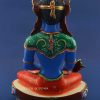 Multicolored 10.5" Blue Medicine Buddha Statue Handmade - Back