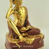 Partly Gold Gilded 7" Guru Milarepa Statue, Handmade - Right