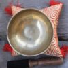 Tibetan Singing Bowl 6cm x 12cm Plain 7 Metals (note A#) - Upper View