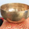 Tibetan Singing Bowl 6cm x 13.5cm Handmade 7 Metals (note "E") - Fine Detail