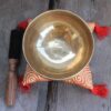 Tibetan Singing Bowl 6cm x 13.5cm Handmade 7 Metals (note "E") - Upper