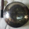 Tibetan Singing Bowl 9cm x 17cm Antiquated, Traditional Design - Bottom